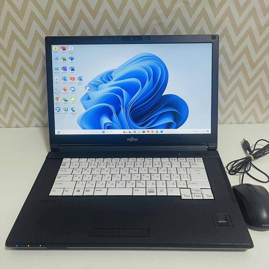 T367 Fujitsuノートパソコン i5高速SSDサクサクWindows11