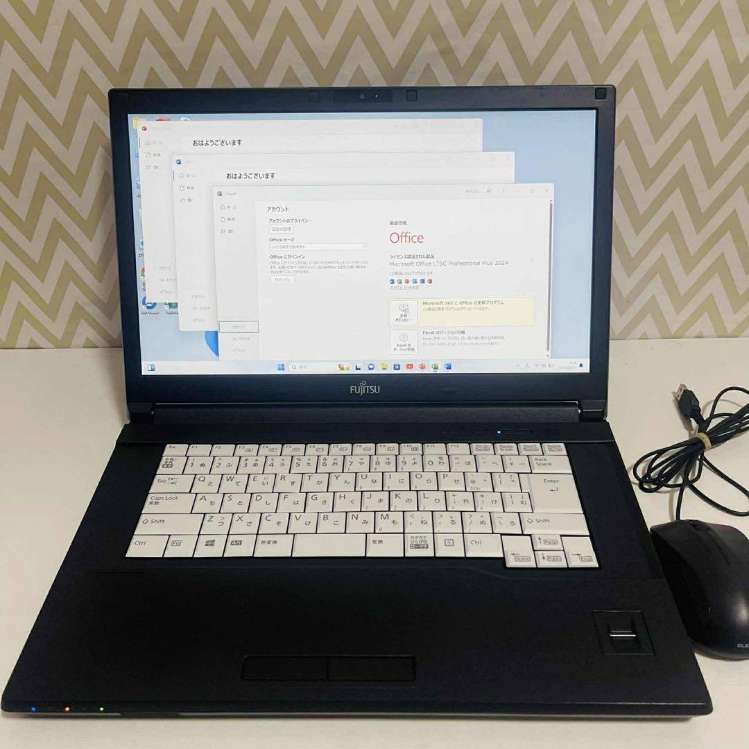 T367 Fujitsuノートパソコン i5高速SSDサクサクWindows11