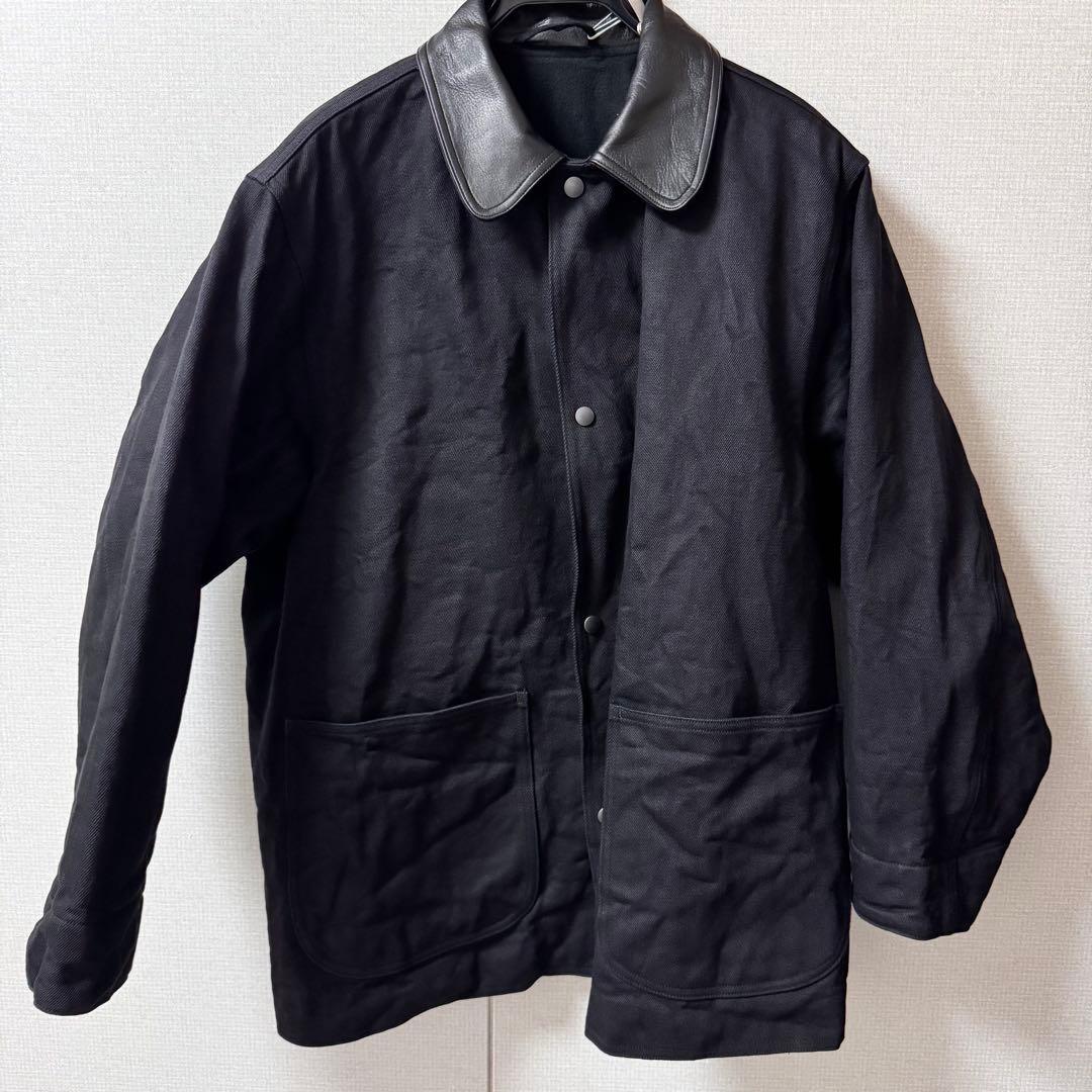 ジャケット・アウター COMOLI 25AW DENIM LEATHER JACKET SIZE1