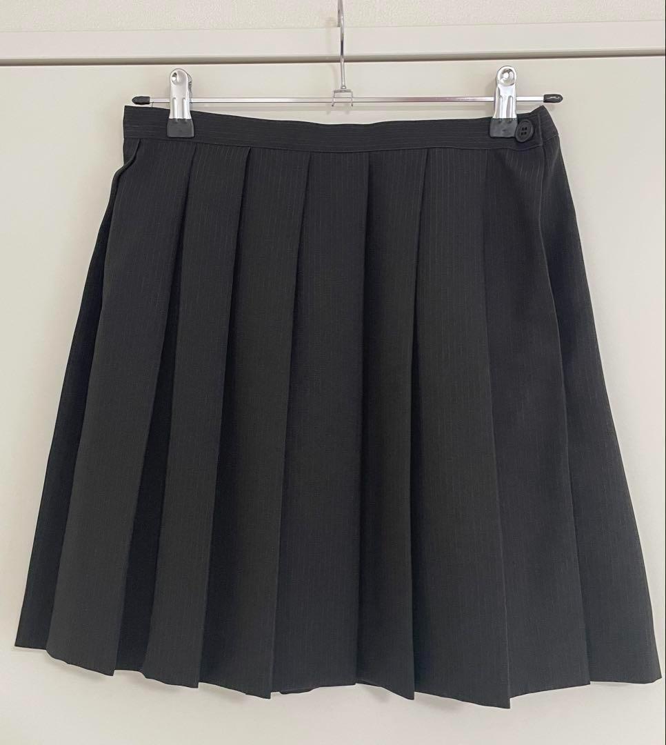 極美品♡デコラピンキーズ　卒服　170B 　女の子　黒 ストライプ　５点セット