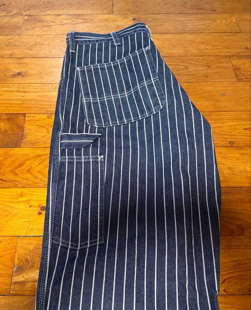 carhartt wip カーハート シングルニーパンツ ヒッコリー