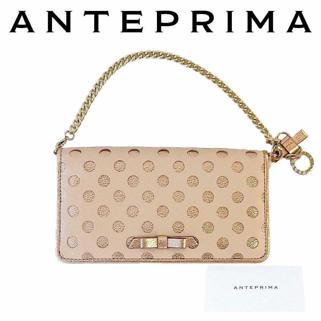 【新品】アンテプリマ✨スプマンテ✨iPhone SEケース 7.8 ピンク 水玉