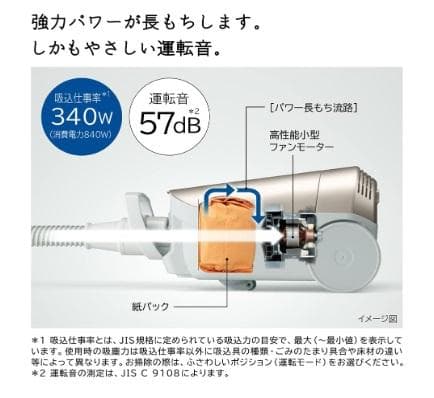 日立掃除機軽量紙パックコード式HITACHI CV-KP900J