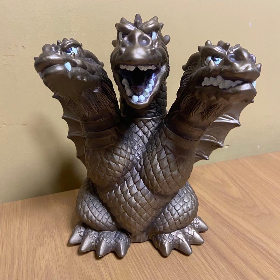 ユニファイブ　宇宙超怪獣 キングギドラ 貯金箱　ソフビ 5451