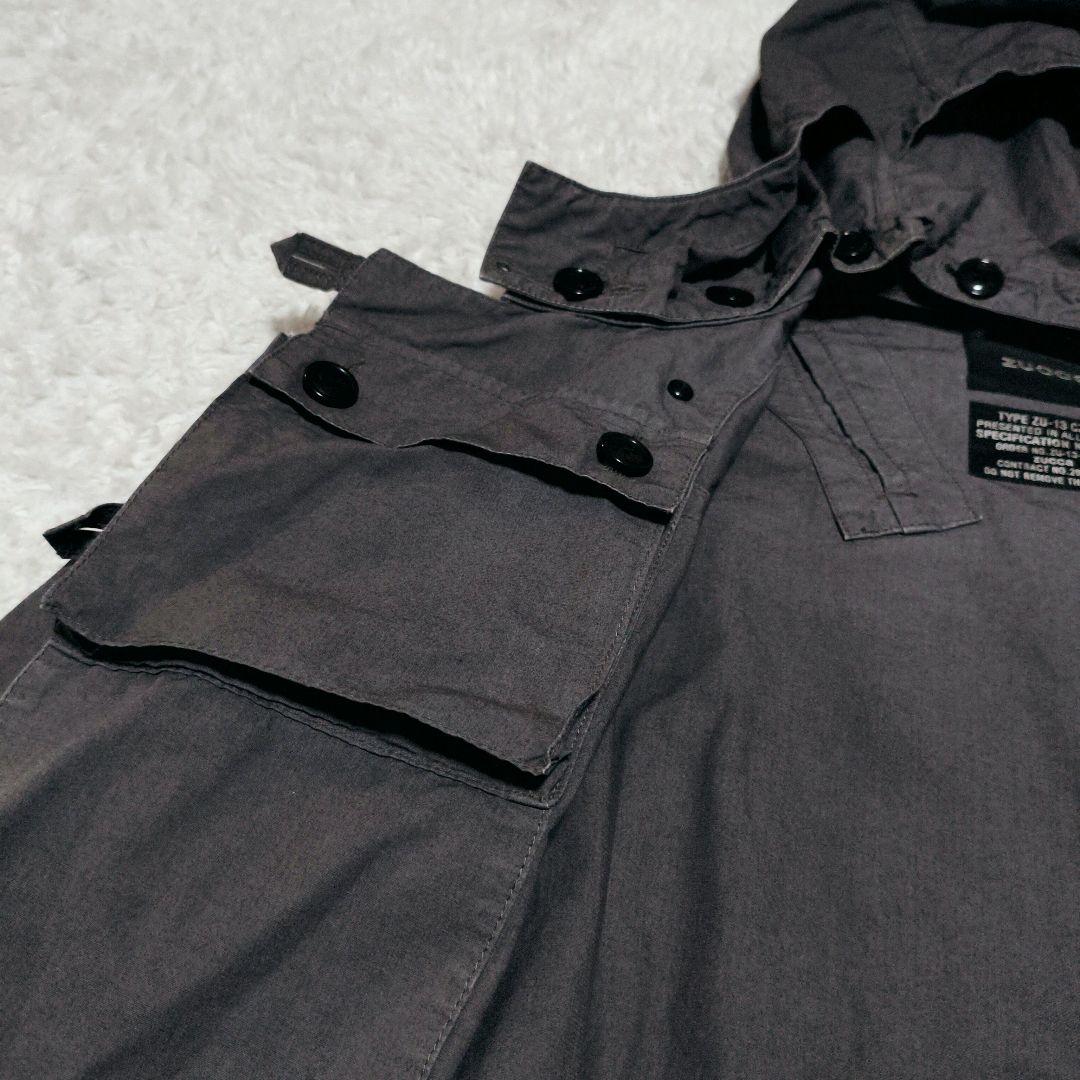 希少 11aw zucca hooded military jacket