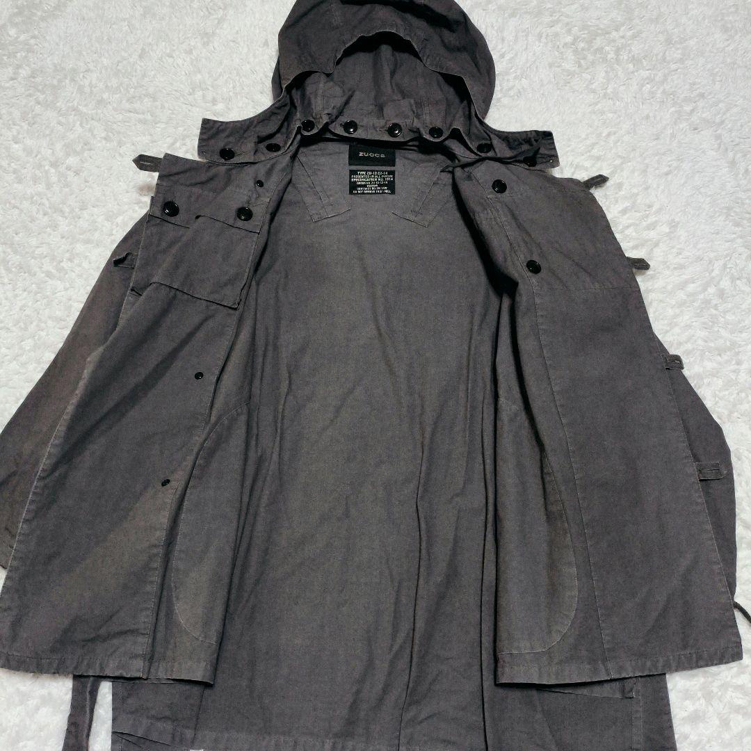 希少 11aw zucca hooded military jacket