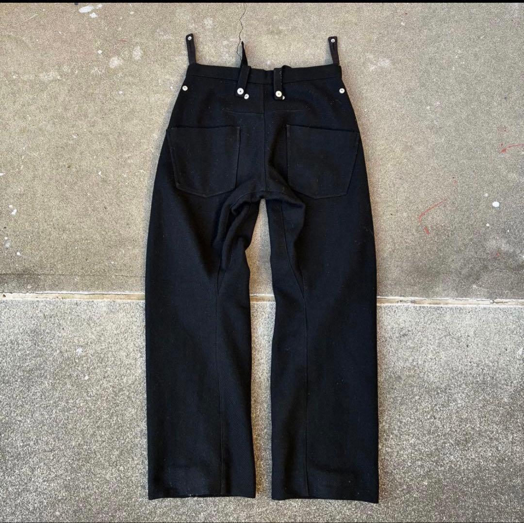 パンツ 24AW OMAR AFRIDI Wool Twisted Trousers