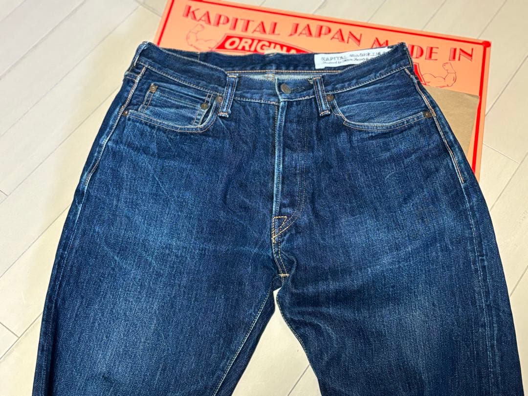 コラボ/デニム/キン肉マン/キャピタル/ジーンズ/限定/W31/赤耳/箱付/別注