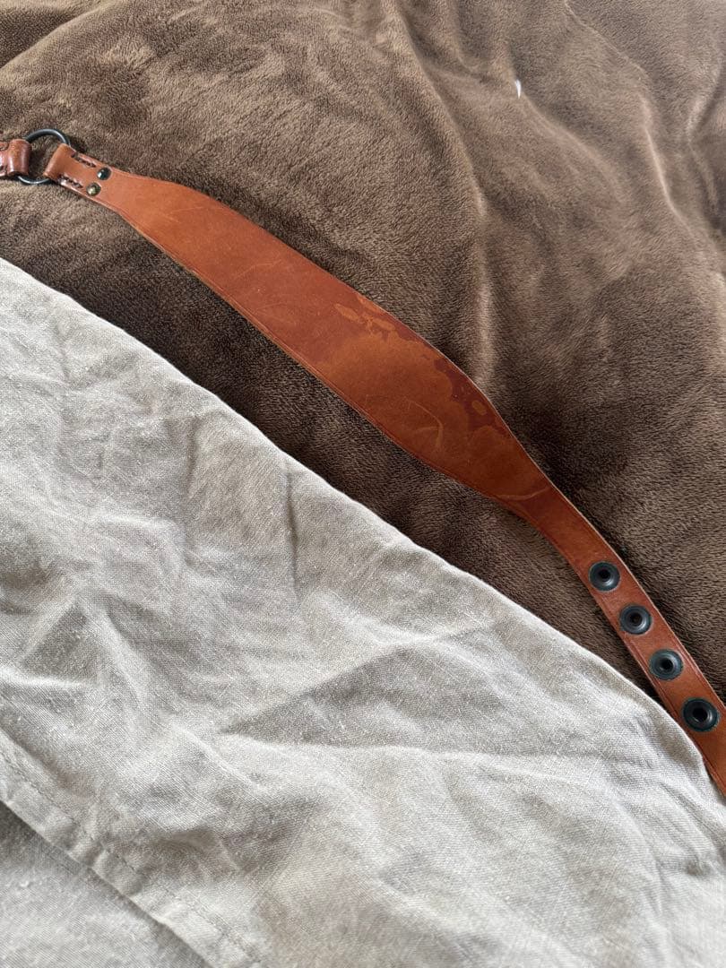 イヴアンドリューYVES ANDRIEUX リネンショルダーバッグ