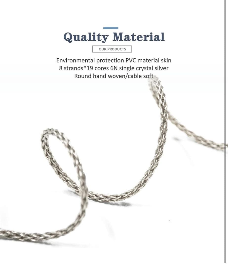 ポータブルヘッドホンアダプターケーブル 6N