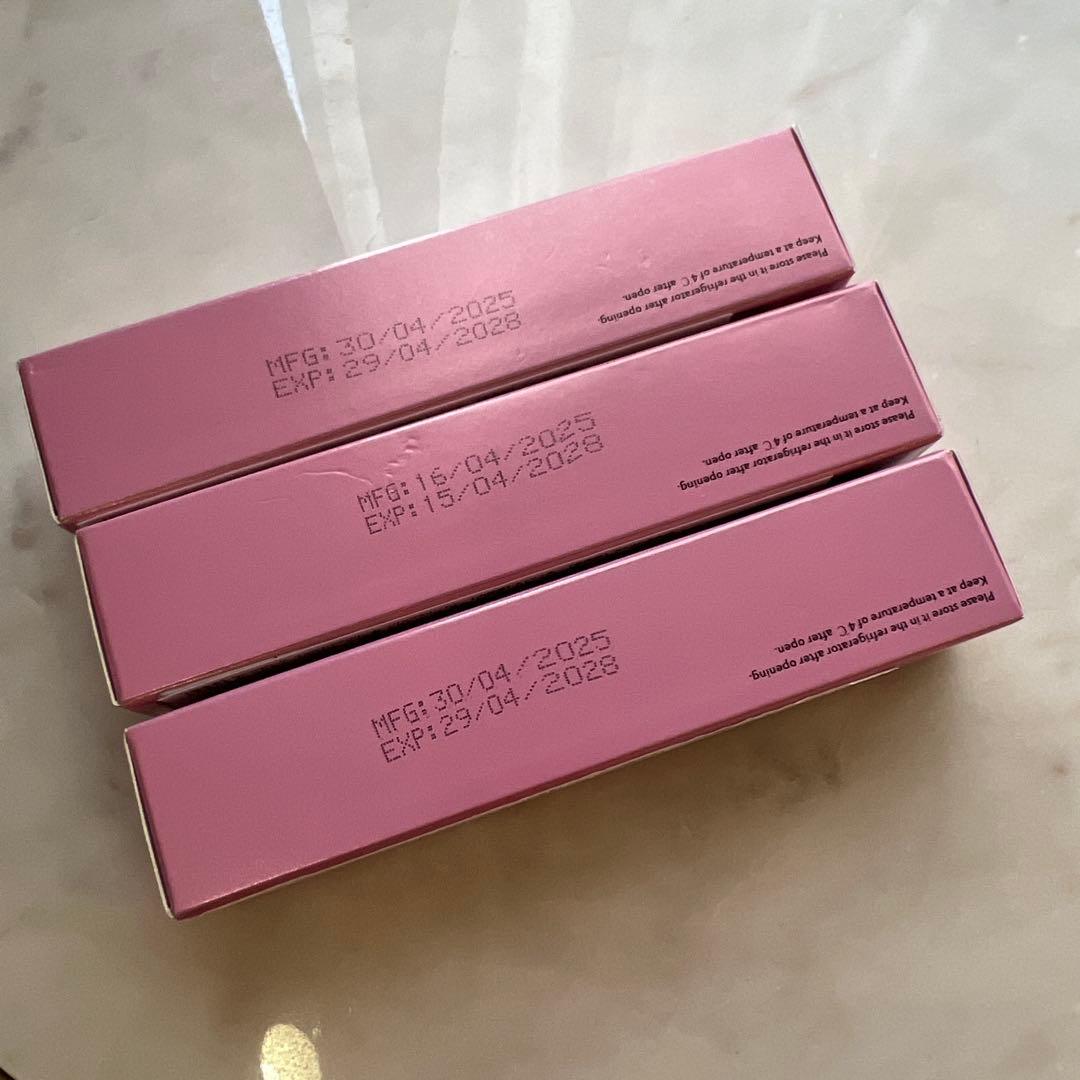 新品未使用　ローマピンク　リップ用アフタークリーム　3個