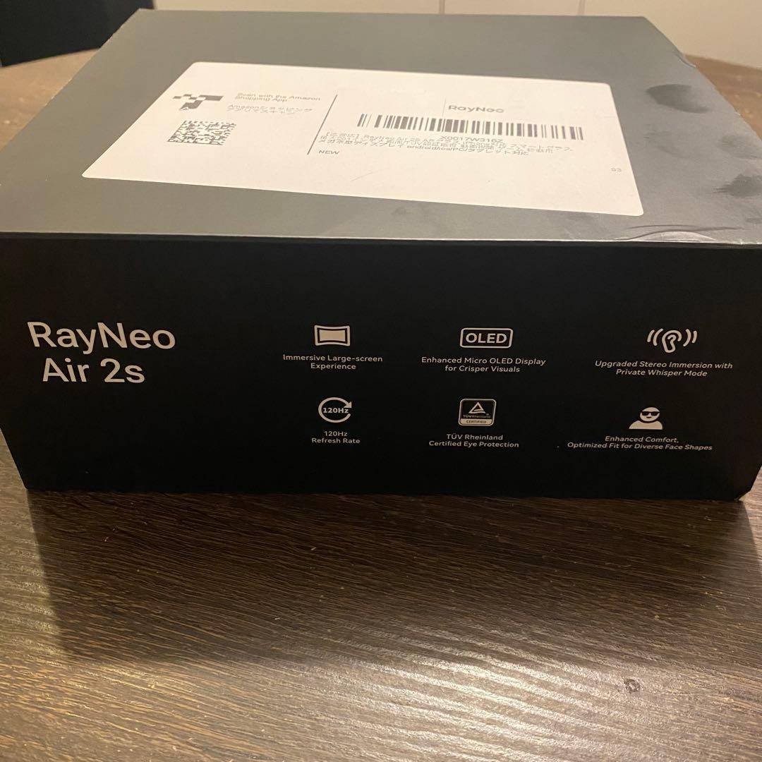 RayNeo Air 2S XRグラス スピーカー付き 最新ARグラス