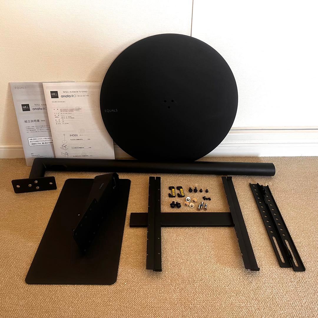 テレビ equals WALL anatairo regular type BLACK