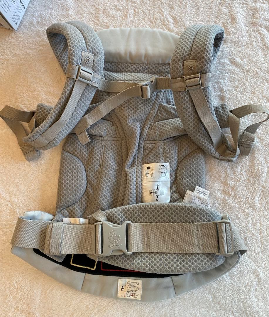 エルゴベビー　オムニブリーズ　抱っこ紐　パールグレー