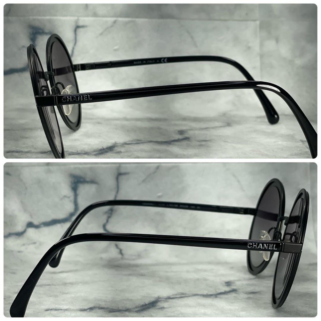 ✨付属品完備・美品✨CHANEL ラウンド サングラス ブラック
