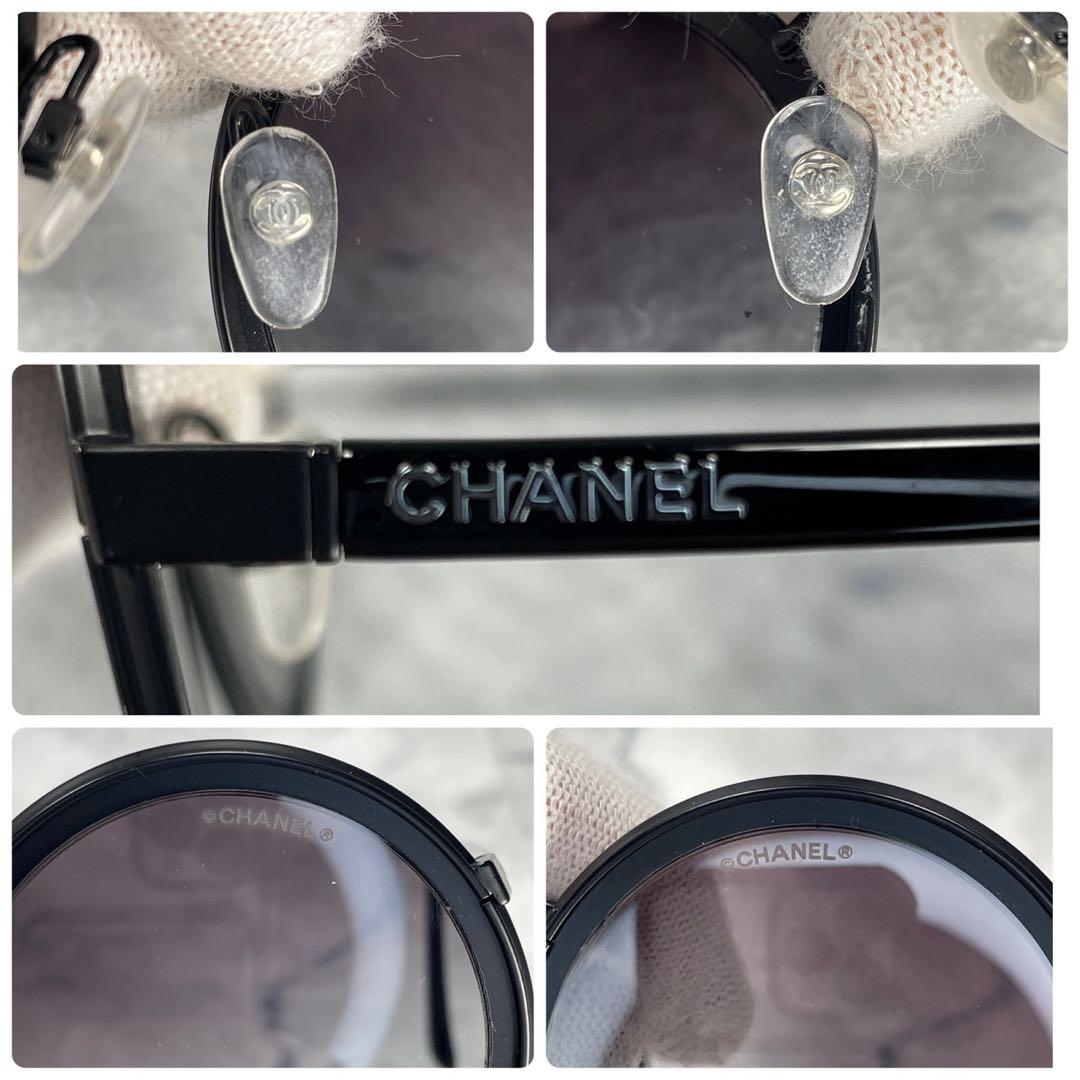 ✨付属品完備・美品✨CHANEL ラウンド サングラス ブラック
