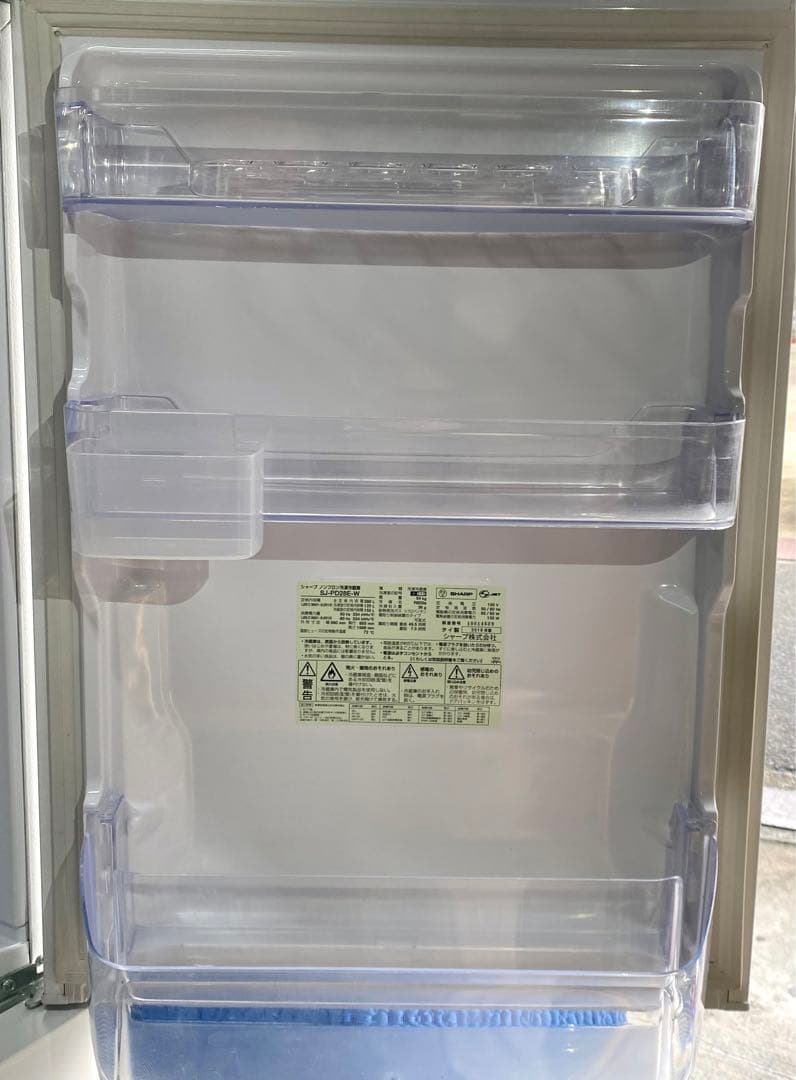 シャープ　ノンフロン冷凍冷蔵庫　SJ-PD28E-W 2019年製　280L