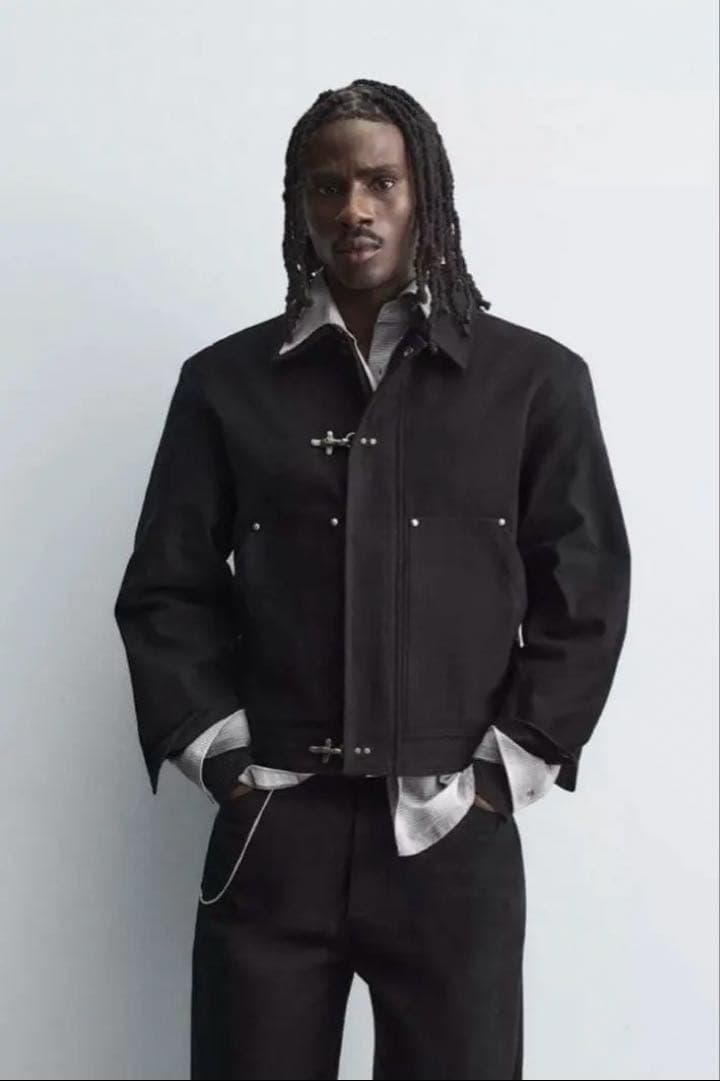 ZARA リラックスフィットトグルボタンジャケットMサイズ