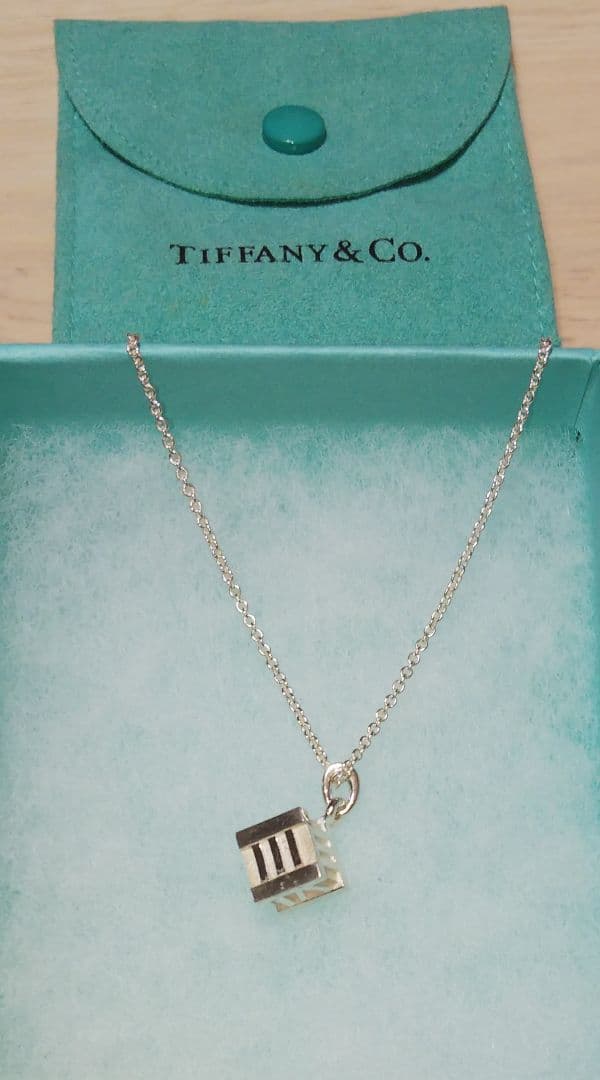 TIFFANY & Co. ティファニー アトラス キューブ ネックレス