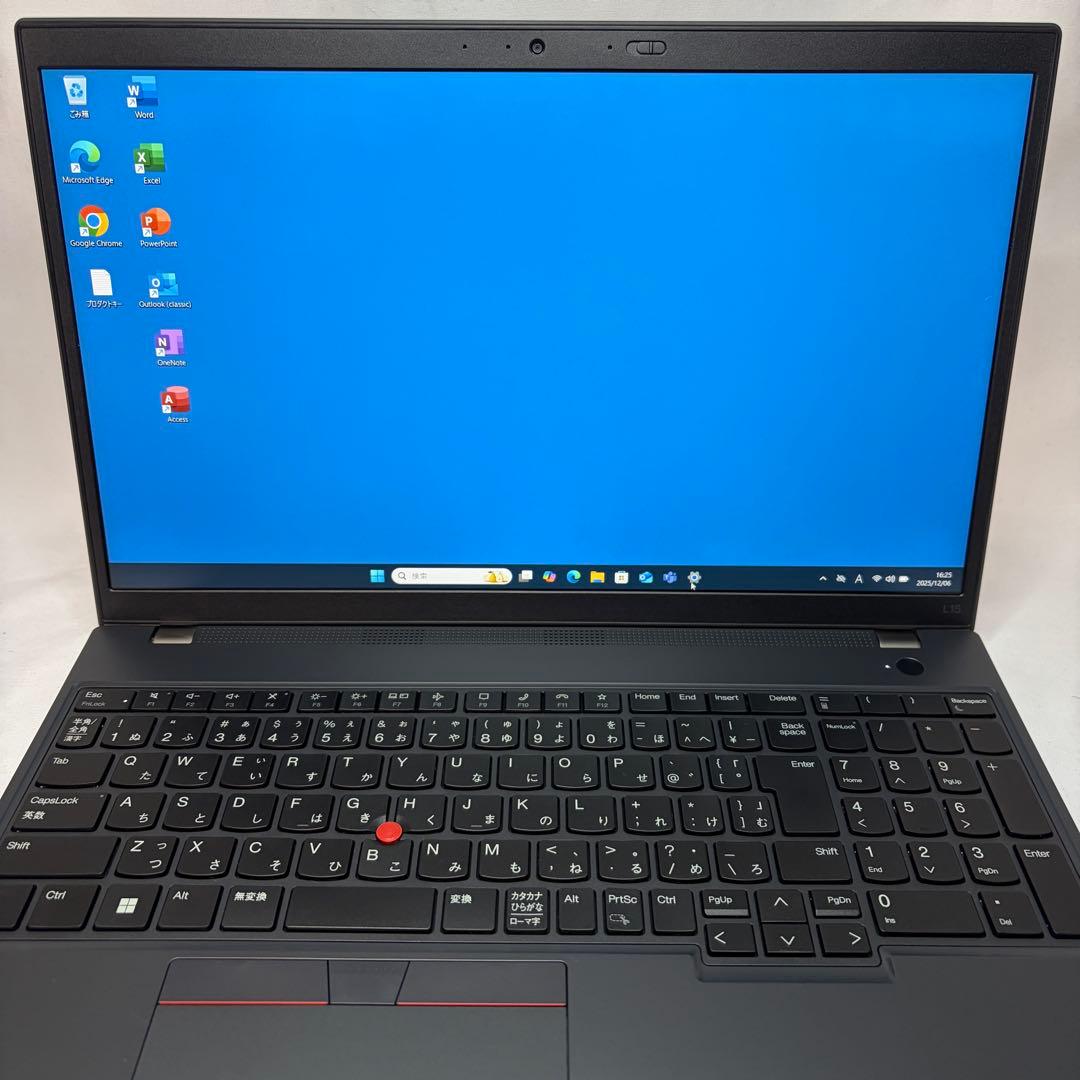 美品 ThinkPad L15 Gen3 第12世代 i5 16GB 256GB