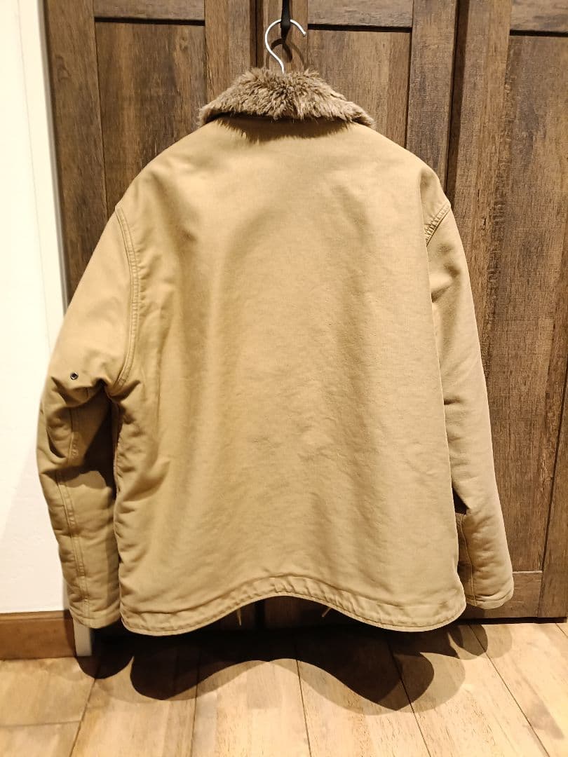 HOUSTON USNロゴ ミリタリージャケット 46