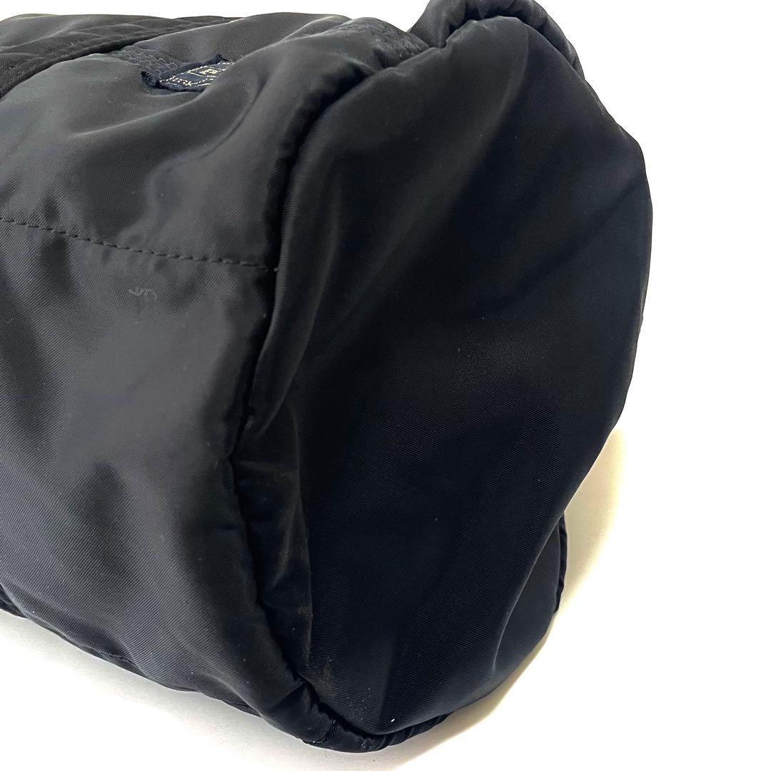 PORTER ポーター　タンカー　ミニボストンバッグ　ドラムバッグ　ブラック