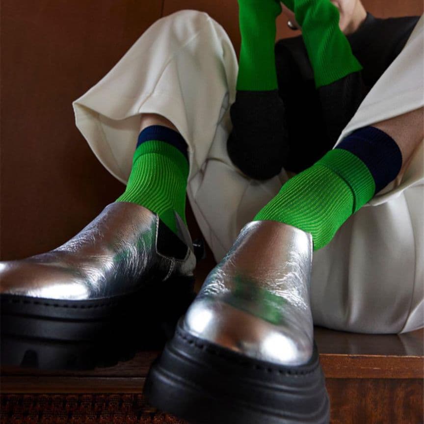 新品　OMMO VOLUME HEAD SABOT BOOTS