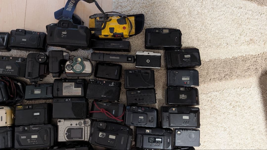 コンパクトフィルムカメラセット 50台以上ジャンクまとめ売り