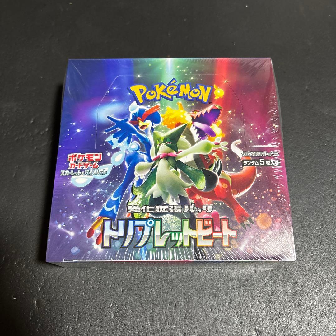 新品未開封　ポケモンカードゲーム トリプレットビート 1BOX シュリンク付