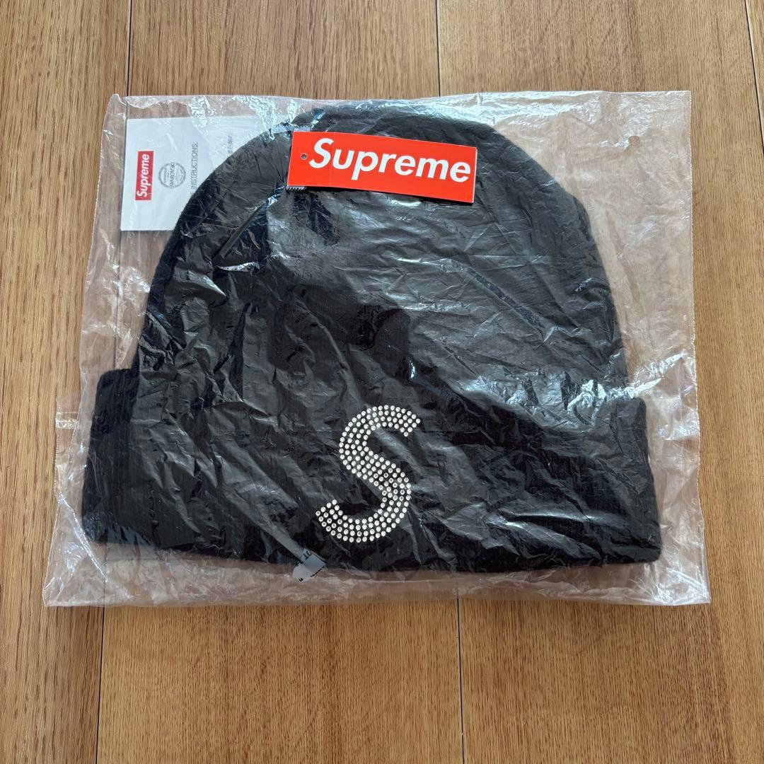 帽子 Supreme New Era Swarovski S Logo Beanie