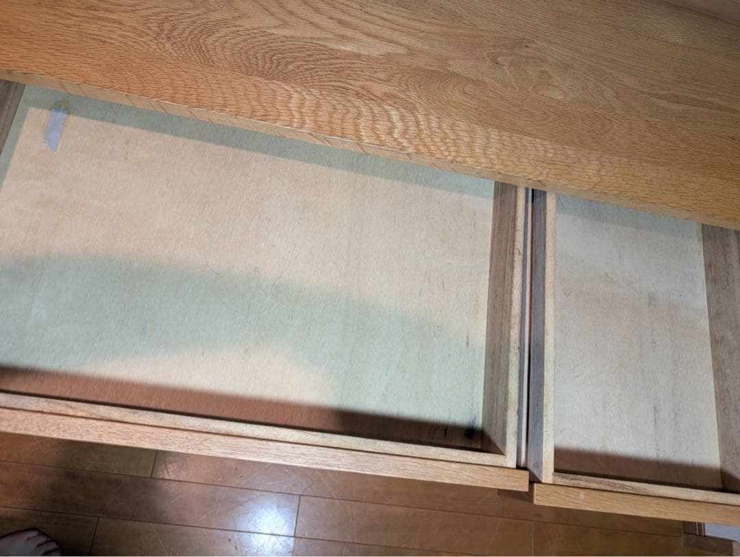 ■送料込■無印良品 木製デスク オーク材 110 事務 学習 勉強机 テーブル