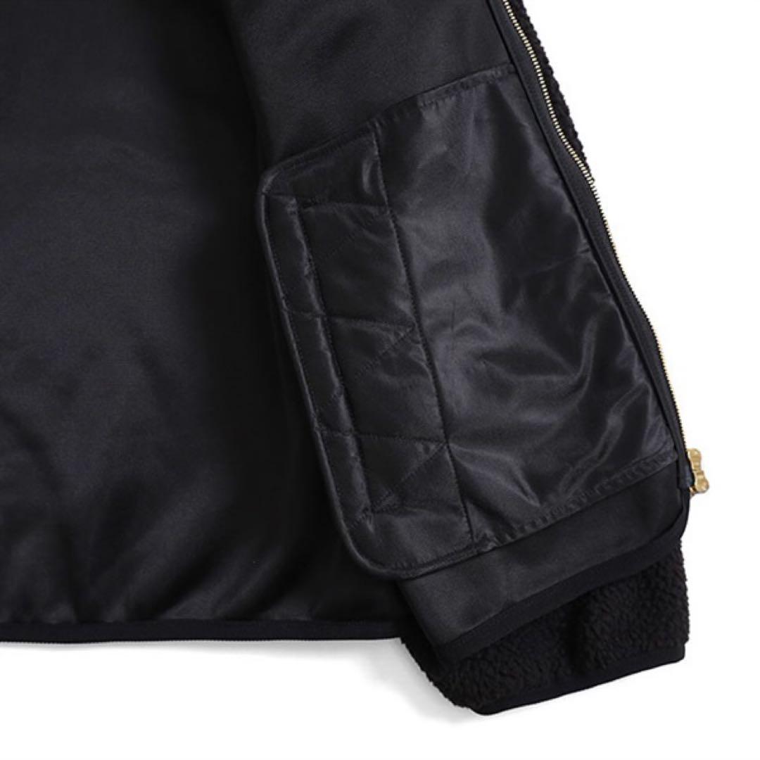 タトラス SALIA サリア ノーカラー ボアフリースジャケット Mサイズ 黒