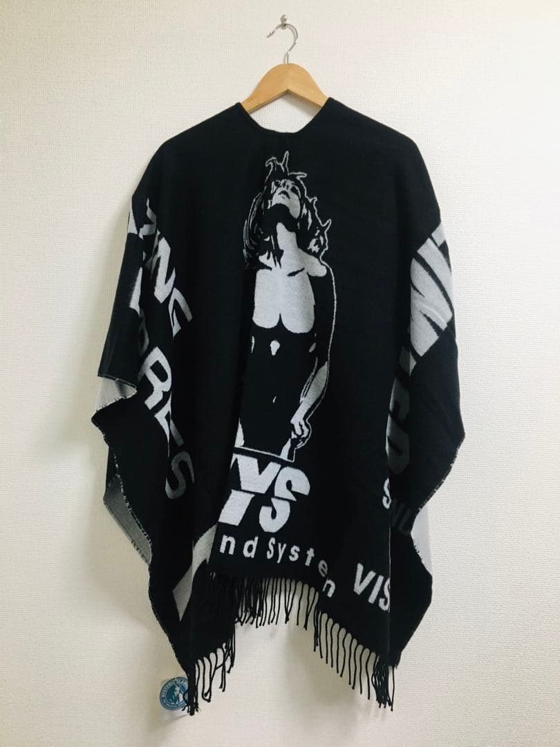新品⬛︎ヒステリックグラマー⬛︎ポンチョ⬛︎大判ストール⬛︎ギターガール⬛︎ユニセックス