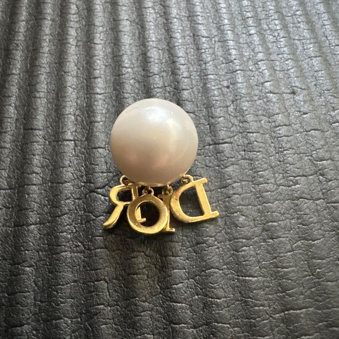 Dior ゴールド パール ピアス(片耳用)