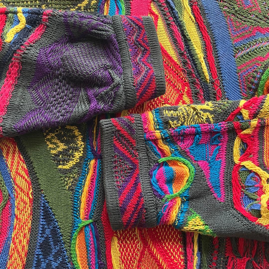 COOGI 3Dニット セーター 白タグ コットン100% オーストラリア製