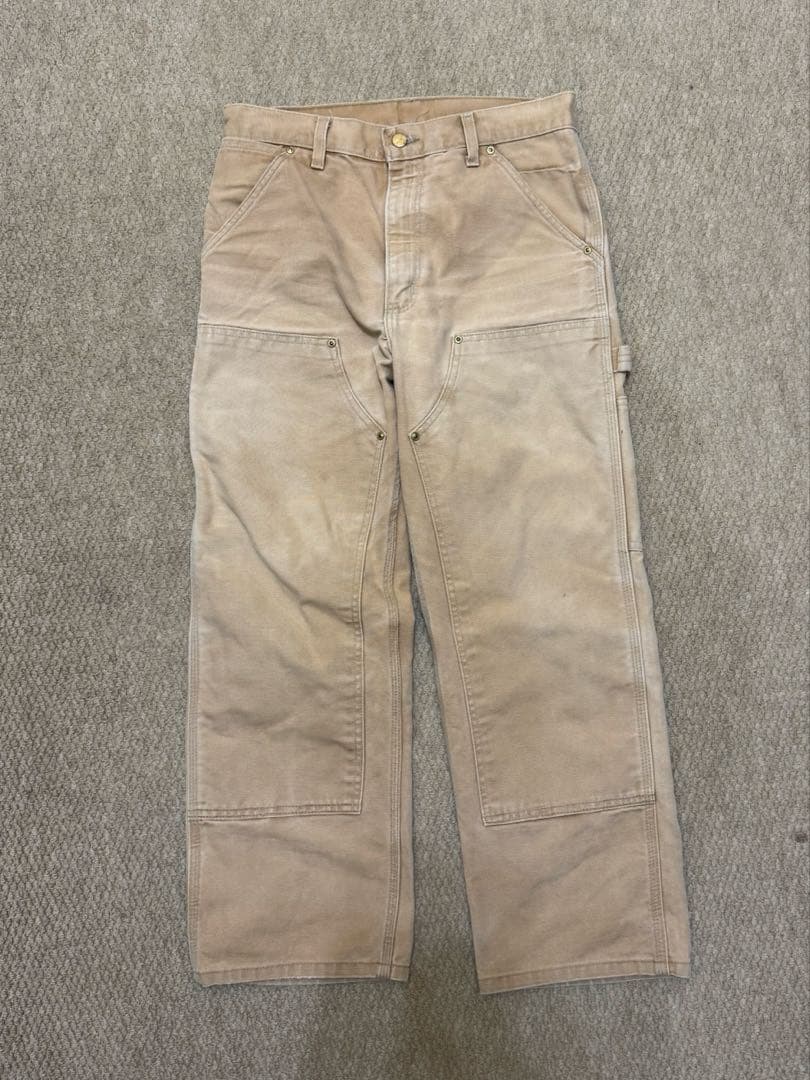 【期間限定価格】00s Carhartt ダブルニーパンツ ベージュ