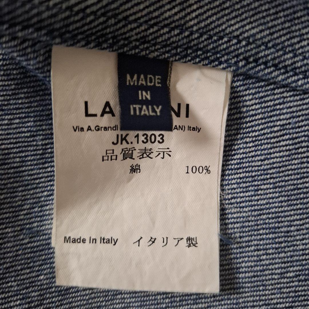 LARDINI デニムブルー テーラードジャケット Mサイズ