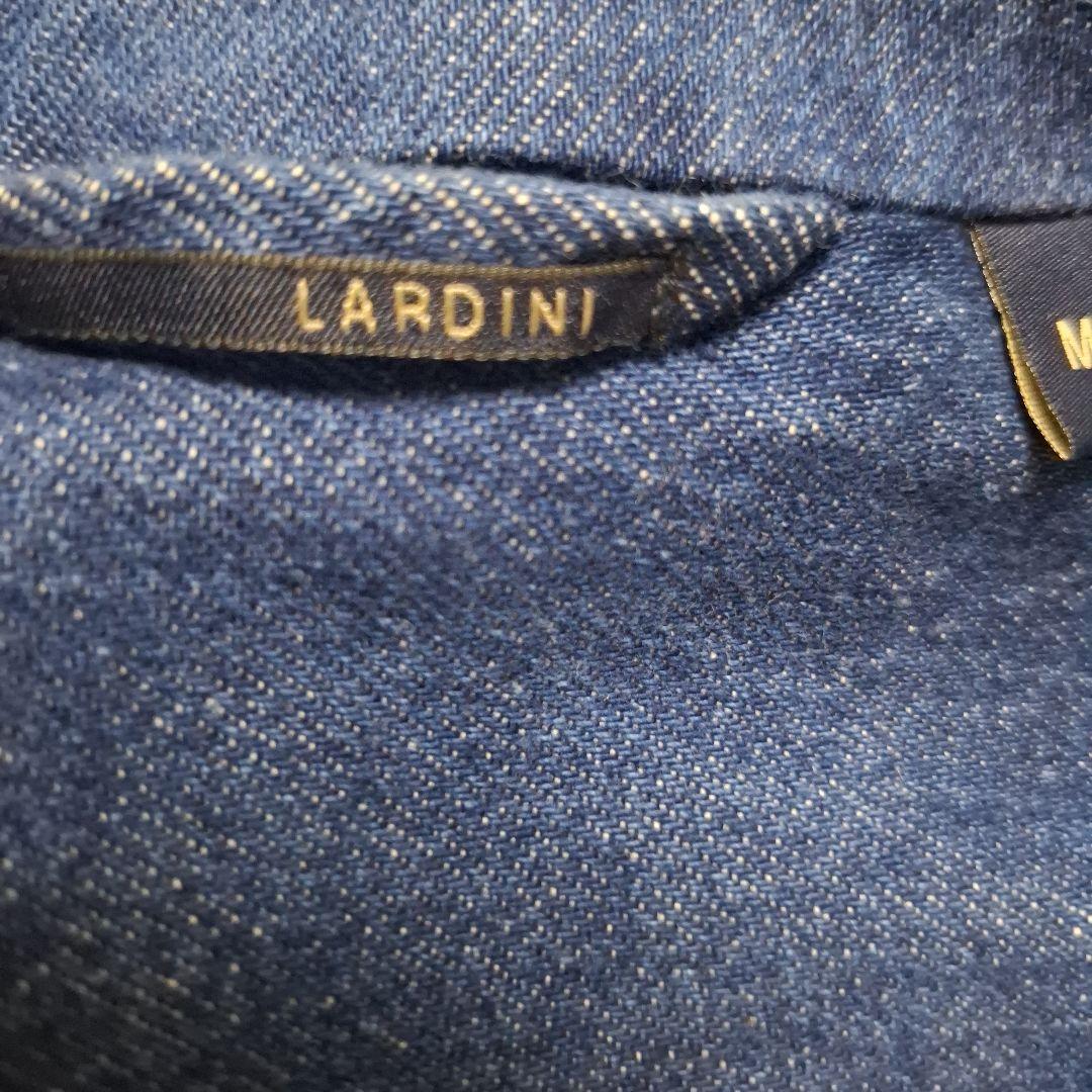 LARDINI デニムブルー テーラードジャケット Mサイズ