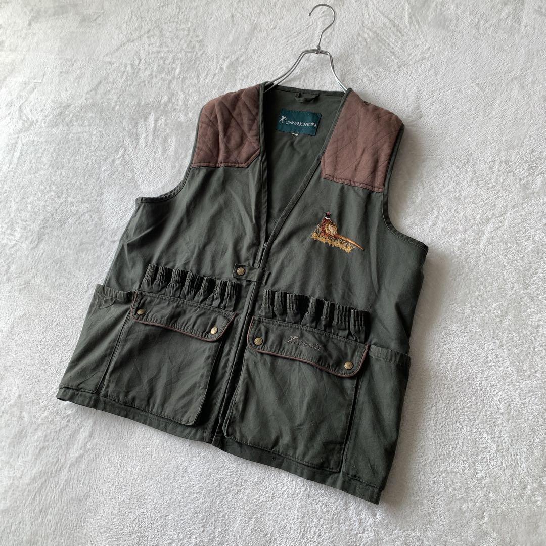 希少 CONNAUGHTON コノートン ハンティング ベスト Vintage