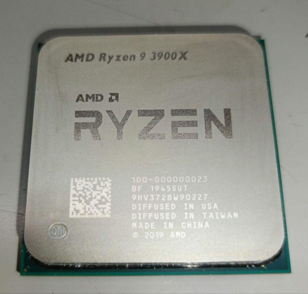 AMD Ryzen 9 3900X CPU 動作品