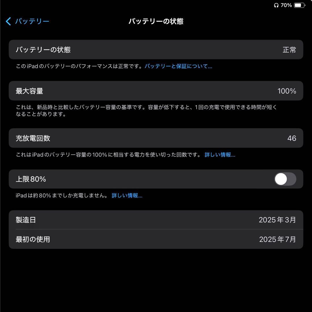 iPad mini A17pro 第7世代 Wi-Fi モデル ブルー128GB