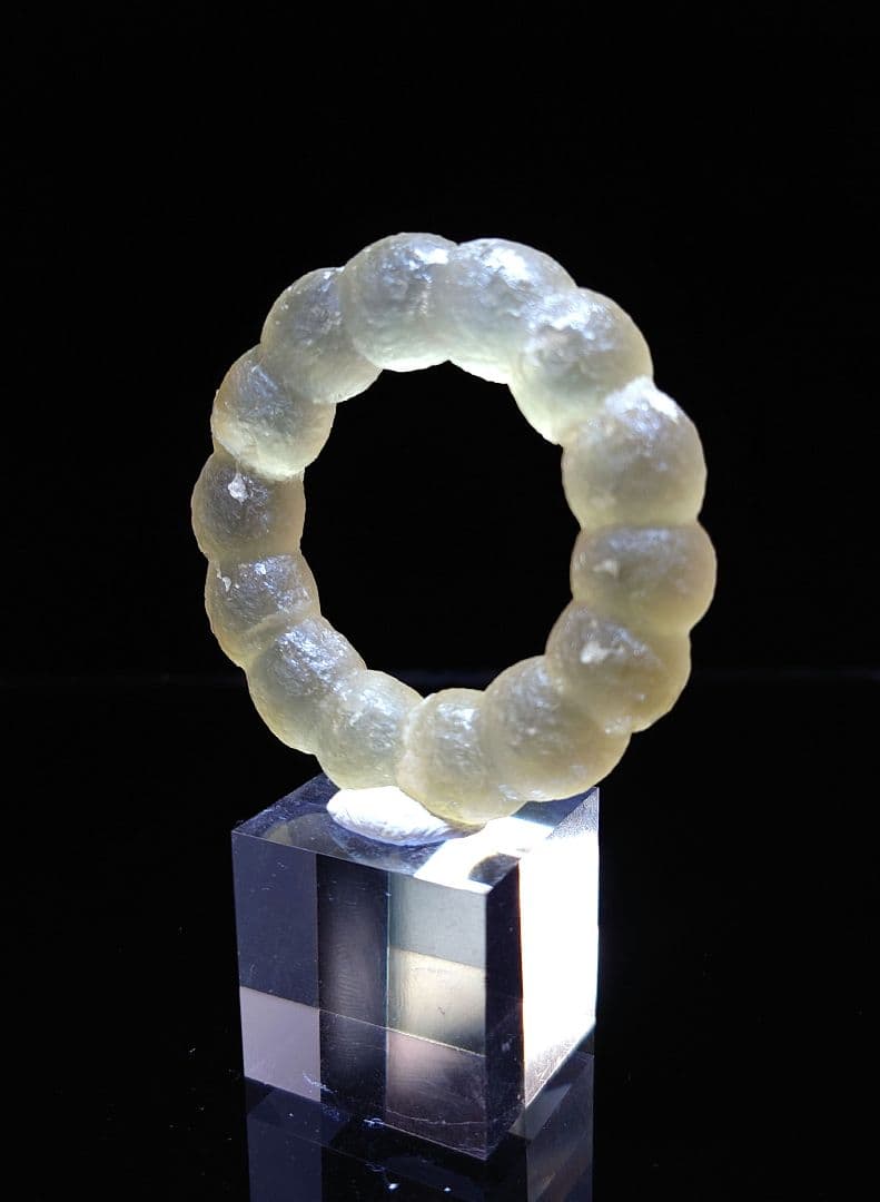 【美形】 フローライト リング ポンデリング インド産 原石 鉱石 標本 ④