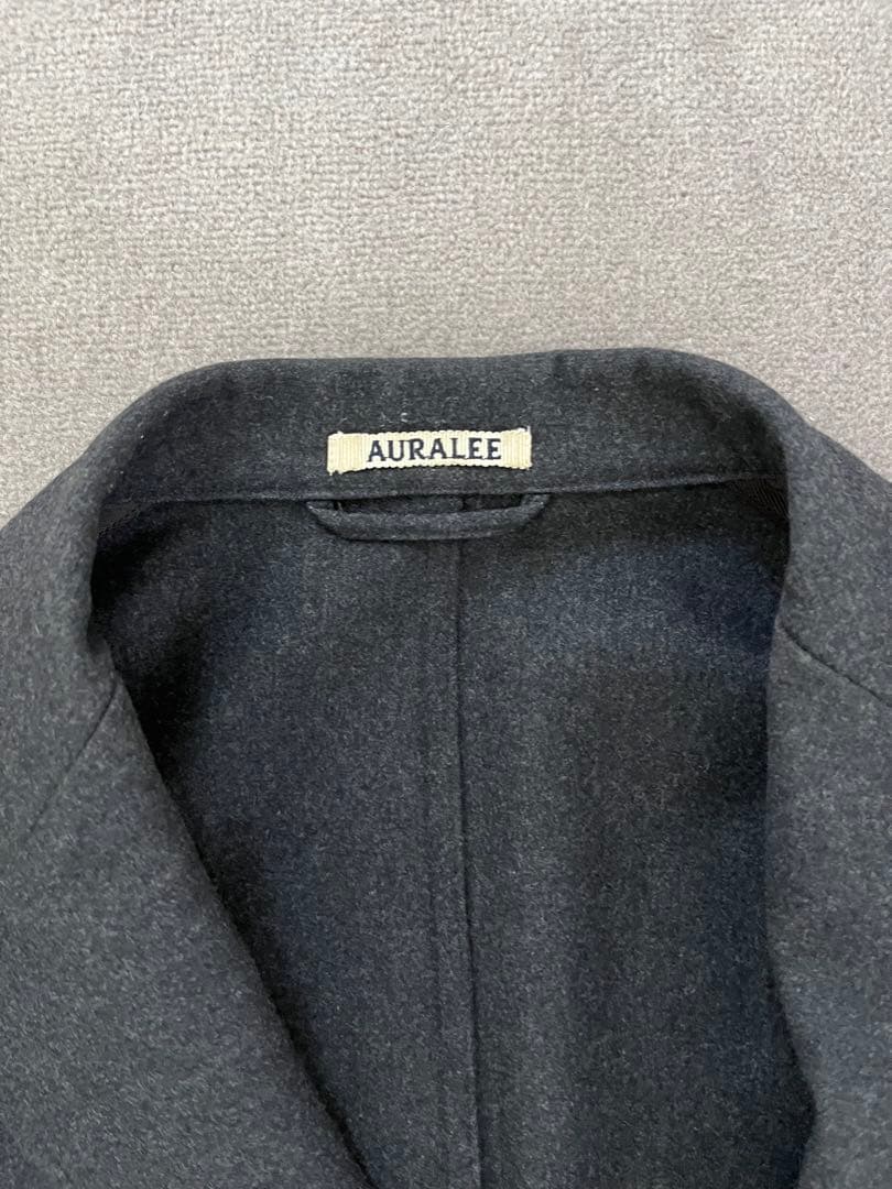 ジャケット・アウター AURALEE WOOL FULLING FLANNEL JACKET