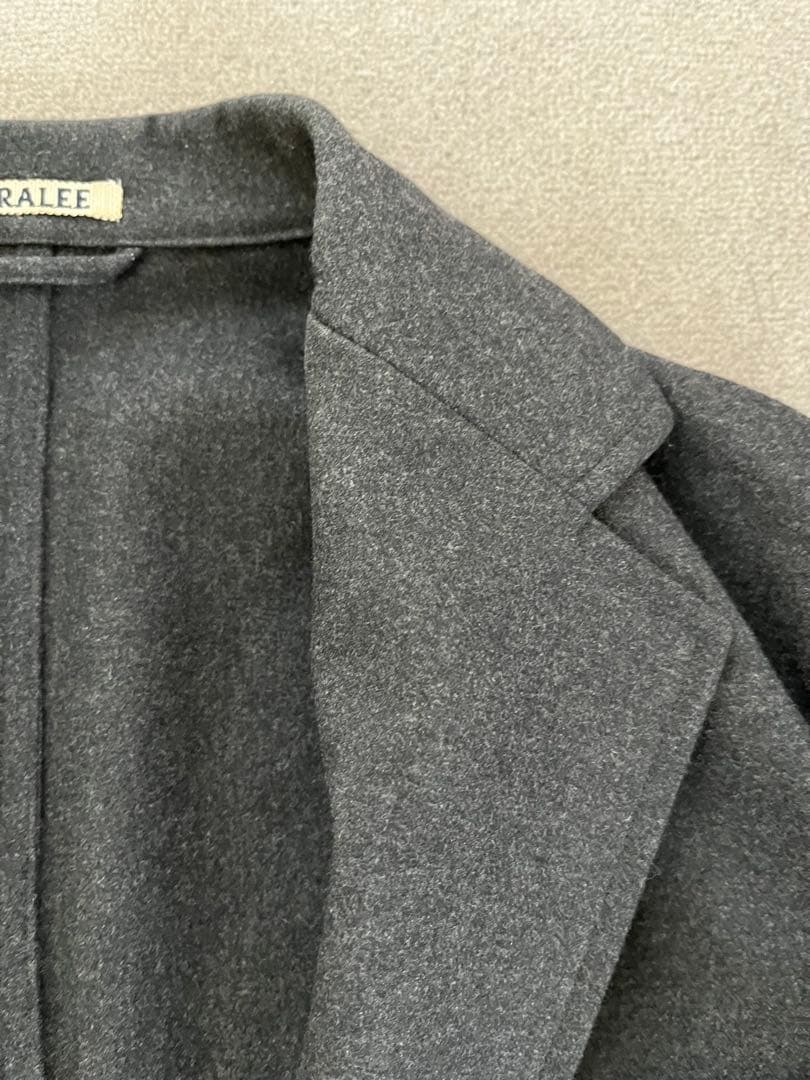 ジャケット・アウター AURALEE WOOL FULLING FLANNEL JACKET