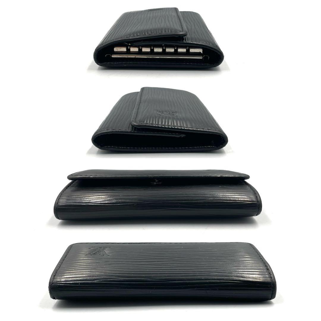 《超美品》 ルイヴィトン エピ ミュルティクレ キーケース 6連 ブラック 黒