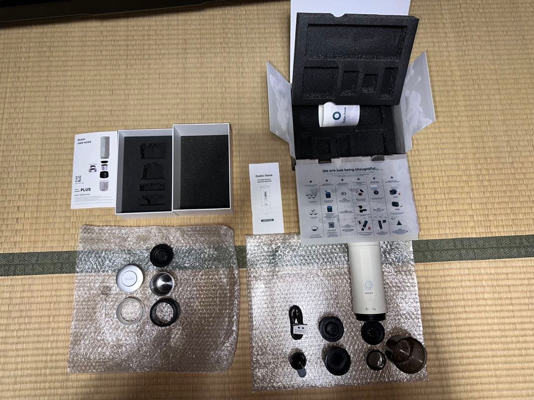 コーヒーメーカー・エスプレッソマシン outin nano + nano basket plus (White)