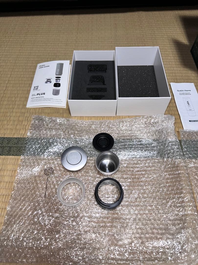 コーヒーメーカー・エスプレッソマシン outin nano + nano basket plus (White)