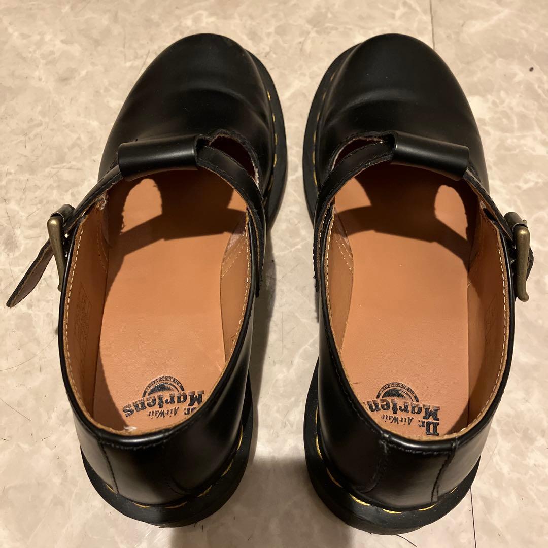 Dr. Martens 黒 ストラップシューズ