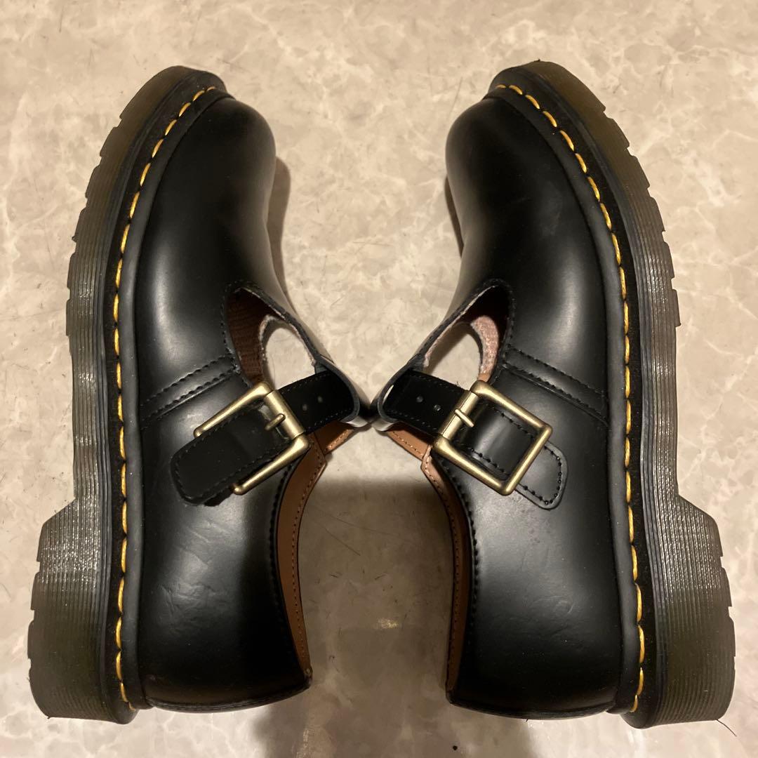 Dr. Martens 黒 ストラップシューズ