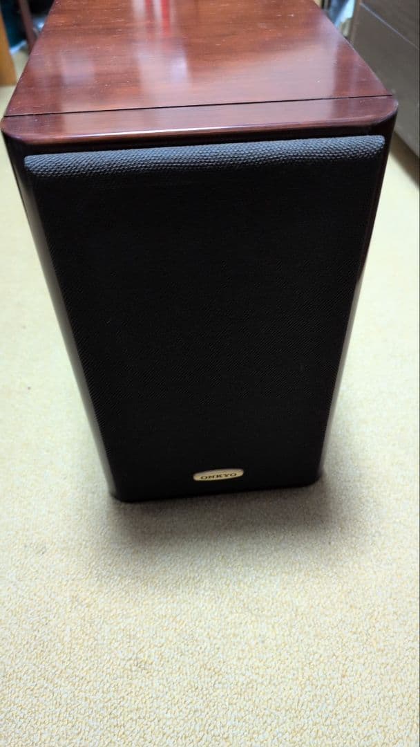 ONKYO D-202AX LTD ダークウッド スピーカー 2台ケーブルセット